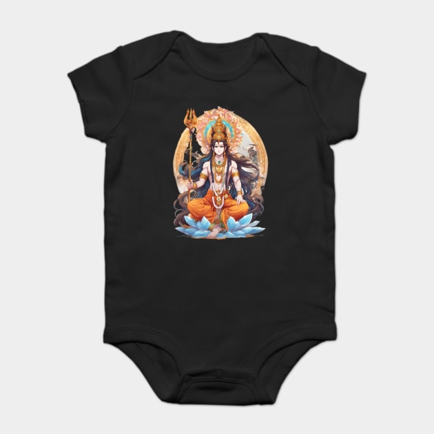 God of the Underworld Baby Bodysuit by animegirlnft
